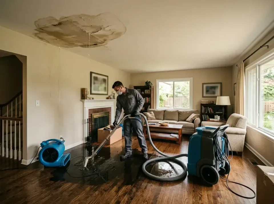 attic-pipe-burst-ceiling-drip-008 — frequently asked questions, Water Damage Restoration & Carpet Care in Weddington, NC